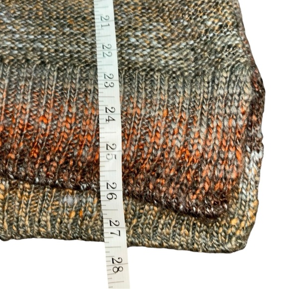 prAna Womens Autumn Rein Sweater Tunic Brown Knit Turtleneck Sz Small - Picture 6 of 10